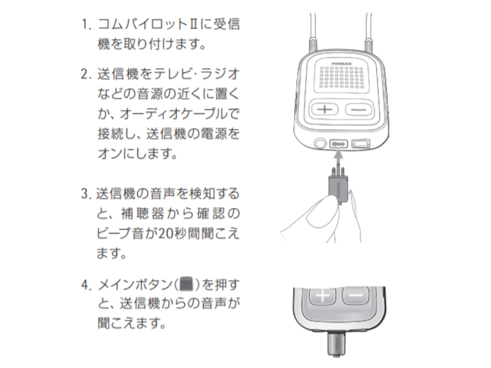 フォナック コムパイロットⅡ – 大阪補聴器専門店｜リスニングラボ日本橋店